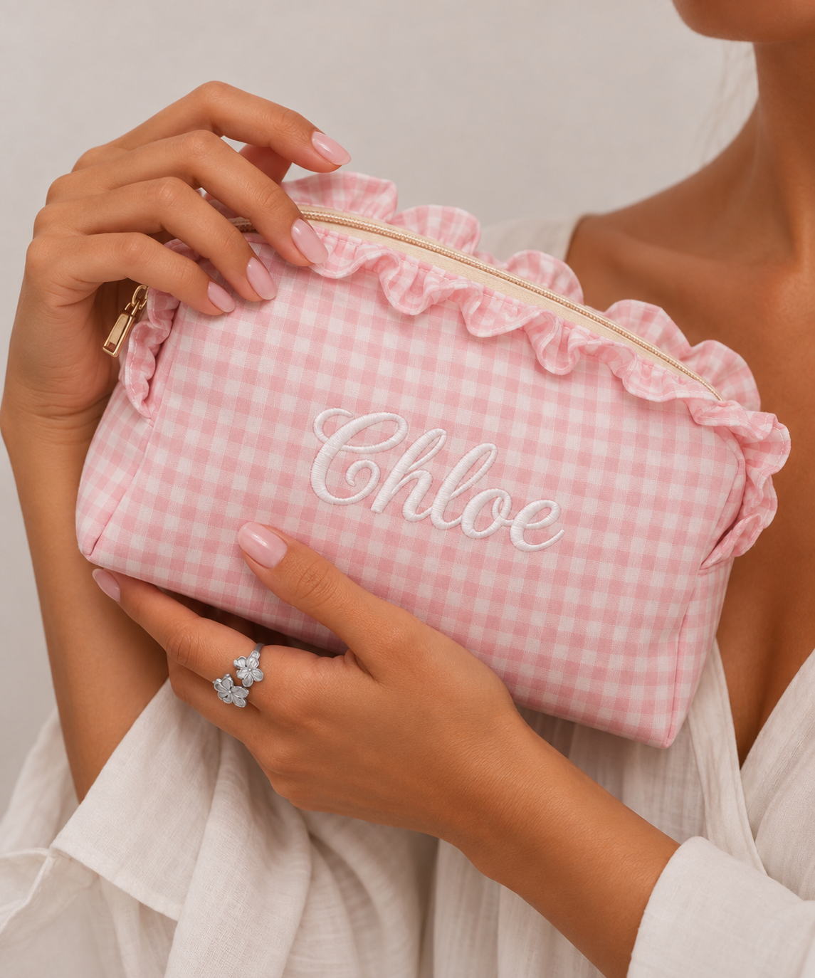 Trousse VICHY personnalisable